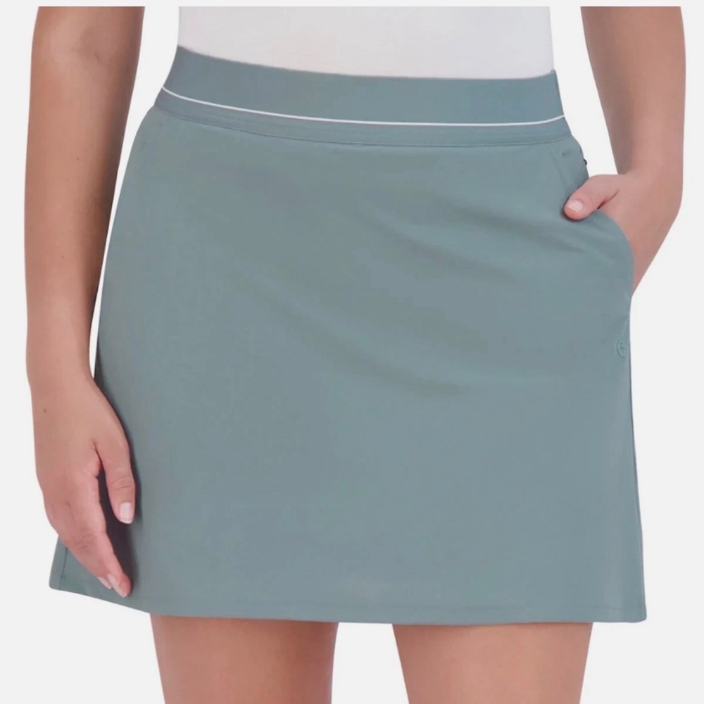 Soybu Womens Sage Green Active Skort Size Medium Golf Tennis Athletic Skirt